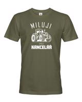 Pánské tričko pro traktoristu - Miluji svoji kancelář