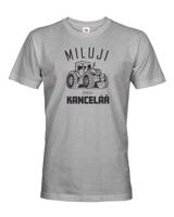 Pánské tričko pro traktoristu - Miluji svoji kancelář