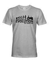 Pánské tričko pro traktoristy s nápisem Evolution of tractor