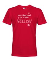 Pánské tričko pro včelaře - Moje láska velká to je přeci včelka