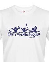 Pánské tričko pro vodáky Párty v plném proudu - ideální triko na loď