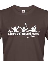 Pánské tričko pro vodáky Párty v plném proudu - ideální triko na loď