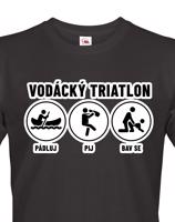 Pánské tričko pro vodáky Vodácký triatlon - ideální triko na loď