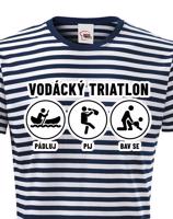 Pánské tričko pro vodáky Vodácký triatlon - ideální triko na loď
