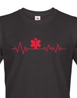 Pánské tričko pro zdravotníky s EKG