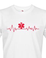 Pánské tričko pro zdravotníky s EKG