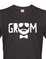 Pánské tričko pro ženicha Groom - ideální tričko na rozlučku