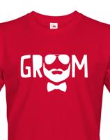 Pánské tričko pro ženicha Groom - ideální tričko na rozlučku