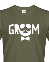 Pánské tričko pro ženicha Groom - ideální tričko na rozlučku