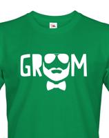 Pánské tričko pro ženicha Groom - ideální tričko na rozlučku
