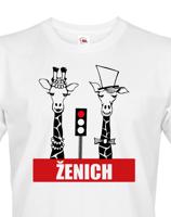 Pánské tričko pro ženicha s žirafami na rozlučku se svobodou