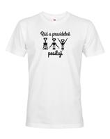 Pánské tričko rád a pravidelně posiluji - tričko s motivem vína