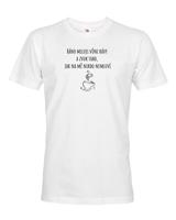 Pánské tričko - Ráno miluji vůni kávy - tričko pro milovníky kávy