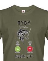 Pánské tričko Ryby volají