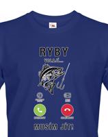 Pánské tričko Ryby volají