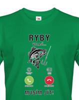 Pánské tričko Ryby volají