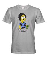 Pánské tričko s Bartem Simpsonem parodující Pabla Escobara