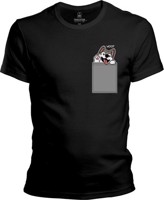 Pánské tričko s krátkým rukávem Pes kapsa