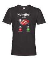 Pánské tričko s motivem Nohejbal volá