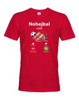 Pánské tričko s motivem Nohejbal volá