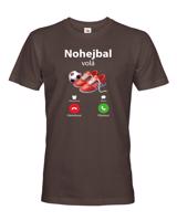 Pánské tričko s motivem Nohejbal volá