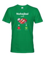 Pánské tričko s motivem Nohejbal volá