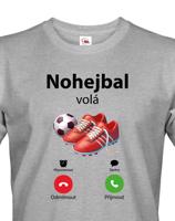 Pánské tričko s motivem Nohejbal volá