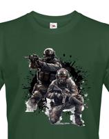 Pánské tričko s motivem special forces - živý motiv pro nadšence military/army tematiky