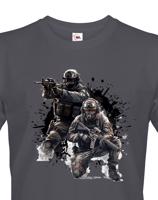 Pánské tričko s motivem special forces - živý motiv pro nadšence military/army tematiky