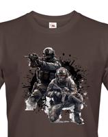 Pánské tričko s motivem special forces - živý motiv pro nadšence military/army tematiky