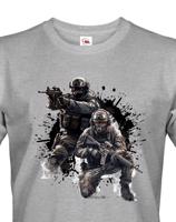 Pánské tričko s motivem special forces - živý motiv pro nadšence military/army tematiky