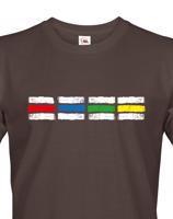 Pánské tričko s motivem turistických značek - pro milovníky dobrodružství