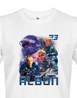 Pánské tričko s motivem závodníka F1 - Alexe Albona - pro milovníky motosportu