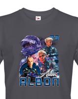 Pánské tričko s motivem závodníka F1 - Alexe Albona - pro milovníky motosportu