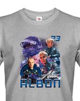 Pánské tričko s motivem závodníka F1 - Alexe Albona - pro milovníky motosportu