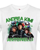 Pánské tričko s motivem závodníka F1 -  Andrea Kimi Antonelli pro milovníky motosportu