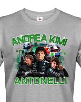 Pánské tričko s motivem závodníka F1 -  Andrea Kimi Antonelli pro milovníky motosportu