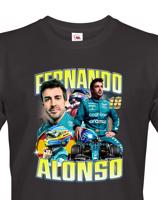 Pánské tričko s motivem závodníka F1 - Fernando Alonso - pro milovníky motosportu