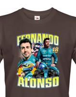Pánské tričko s motivem závodníka F1 - Fernando Alonso - pro milovníky motosportu