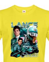 Pánské tričko s motivem závodníka F1 -  Lance Stroll - pro milovníky motosportu