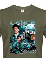 Pánské tričko s motivem závodníka F1 -  Lance Stroll - pro milovníky motosportu