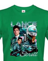 Pánské tričko s motivem závodníka F1 -  Lance Stroll - pro milovníky motosportu