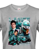 Pánské tričko s motivem závodníka F1 -  Lance Stroll - pro milovníky motosportu