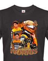 Pánské tričko s motivem závodníka F1 -  Lando Norris - pro milovníky motosportu