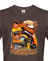 Pánské tričko s motivem závodníka F1 -  Lando Norris - pro milovníky motosportu
