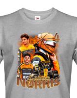 Pánské tričko s motivem závodníka F1 -  Lando Norris - pro milovníky motosportu