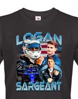Pánské tričko s motivem závodníka F1 -  Logan Sargeant - pro milovníky motosportu