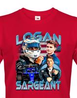 Pánské tričko s motivem závodníka F1 -  Logan Sargeant - pro milovníky motosportu