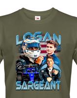 Pánské tričko s motivem závodníka F1 -  Logan Sargeant - pro milovníky motosportu