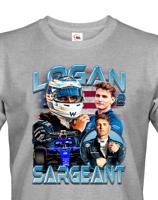 Pánské tričko s motivem závodníka F1 -  Logan Sargeant - pro milovníky motosportu